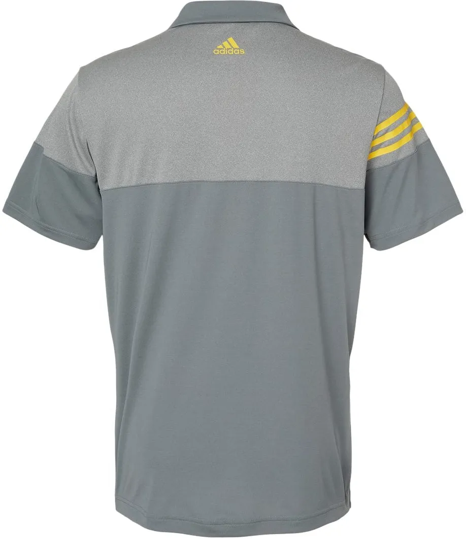 Adidas Heather 3Stripes Block Polo