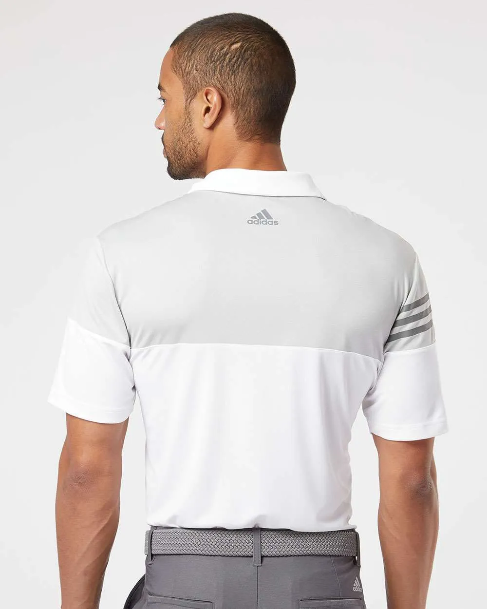 Adidas Heather 3Stripes Block Polo