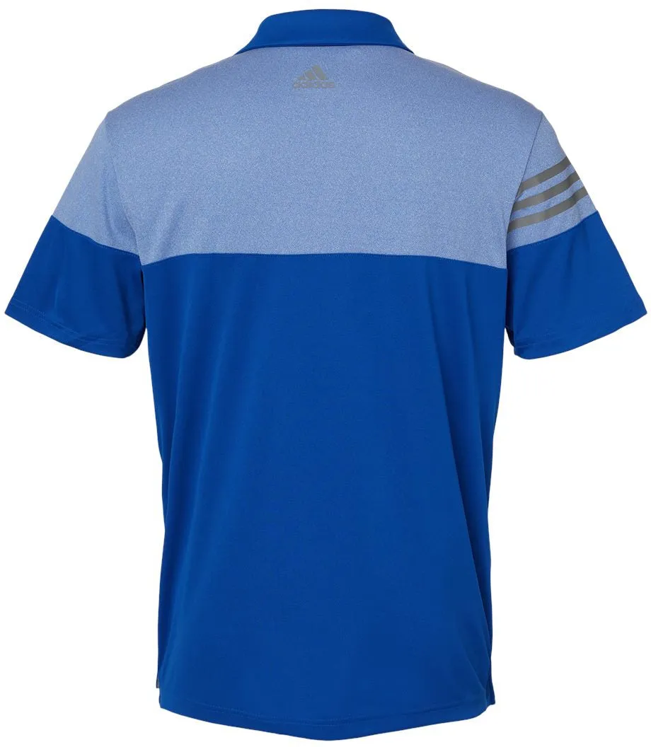 Adidas Heather 3Stripes Block Polo