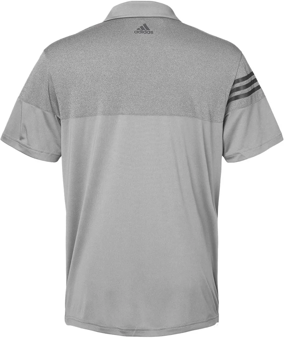 Adidas Heather 3Stripes Block Polo