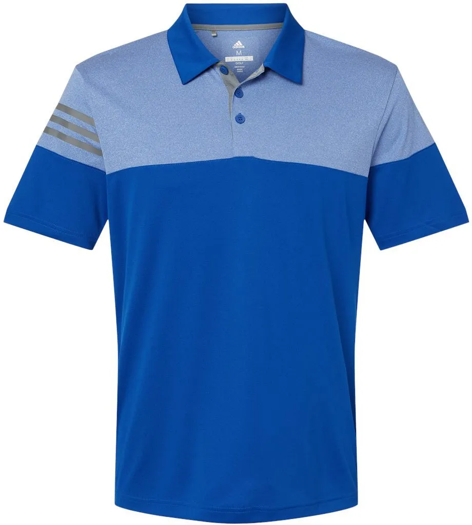Adidas Heather 3Stripes Block Polo