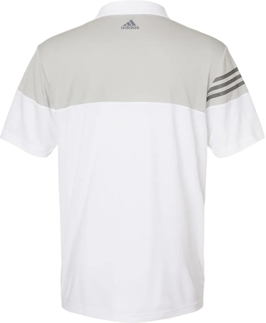 Adidas Heather 3Stripes Block Polo