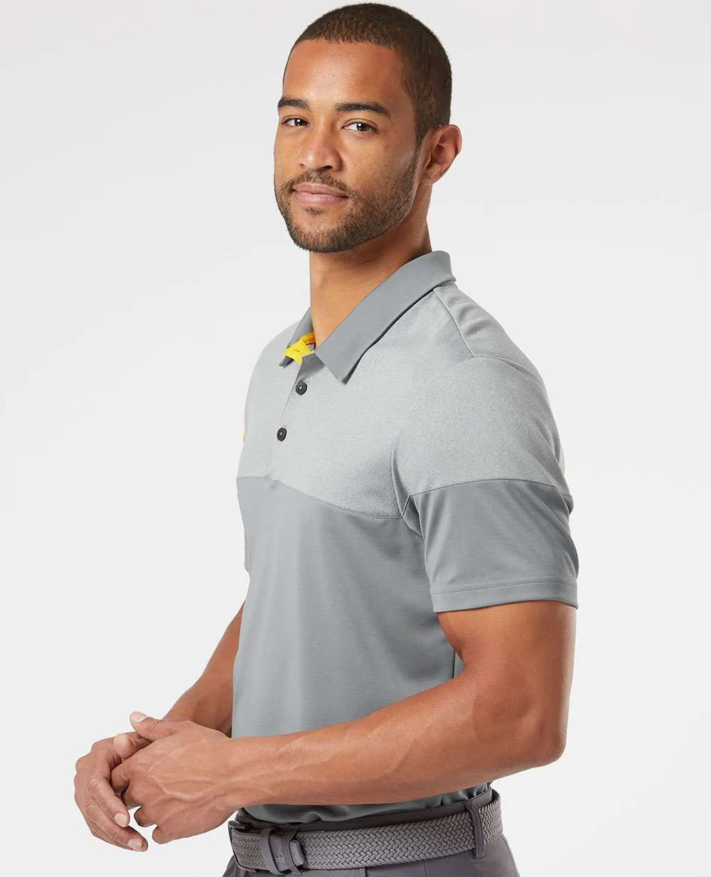 Adidas Heather 3Stripes Block Polo