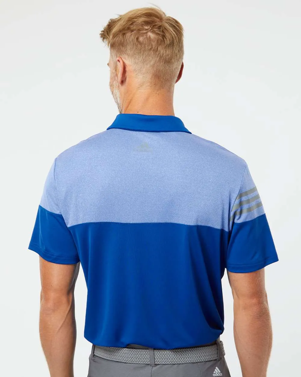 Adidas Heather 3Stripes Block Polo