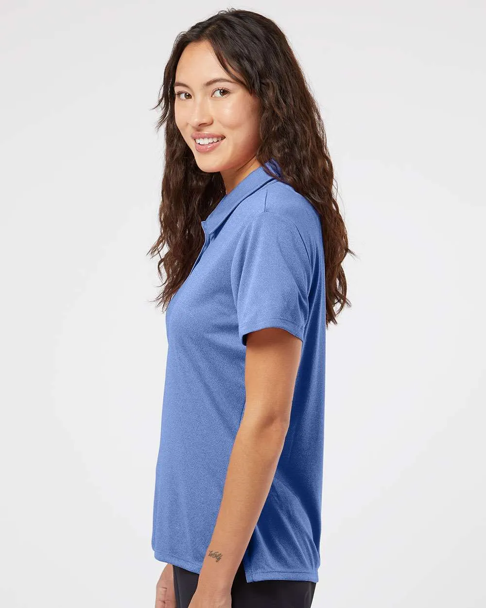 Adidas Ladies Heathered Polo