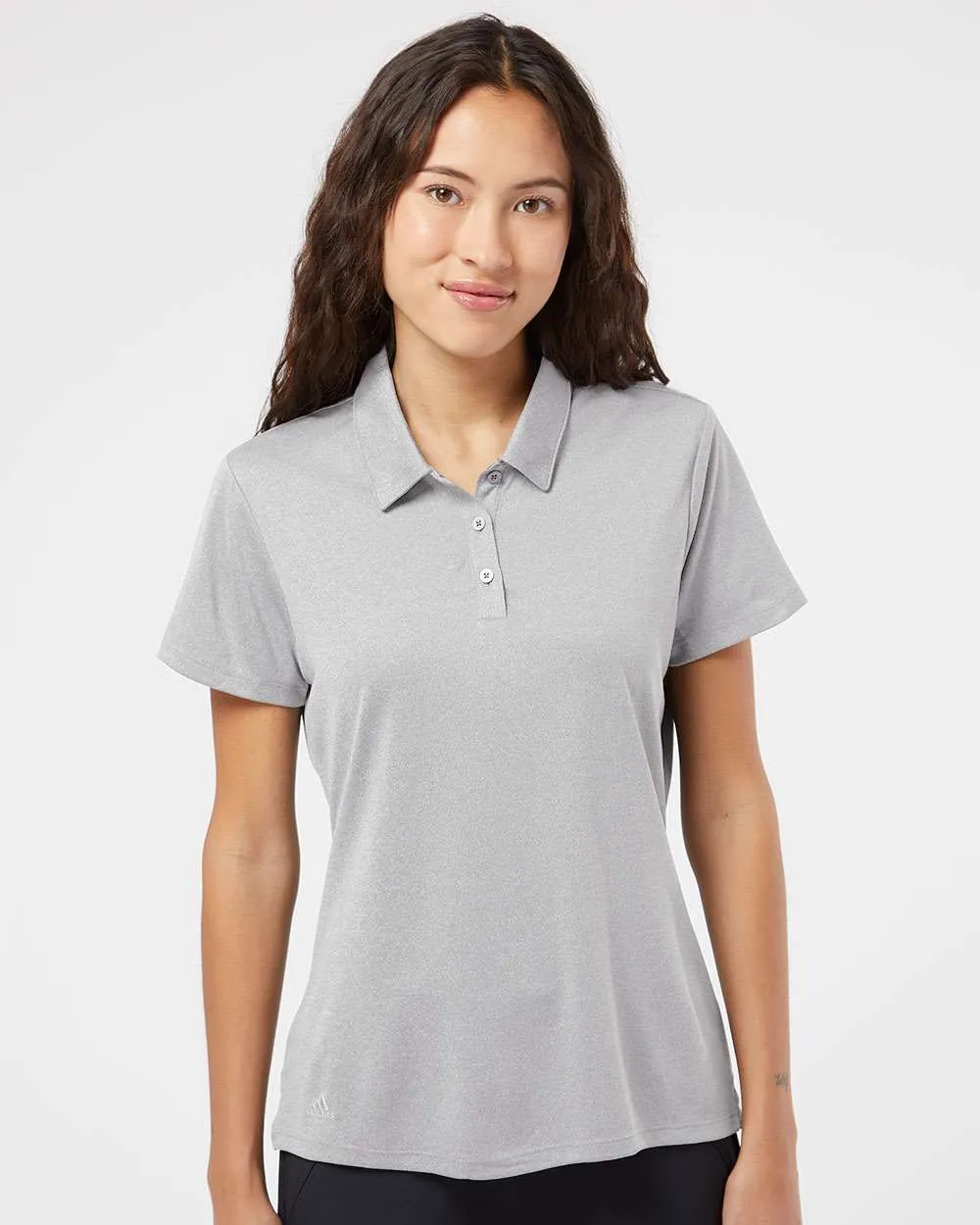 Adidas Ladies Heathered Polo