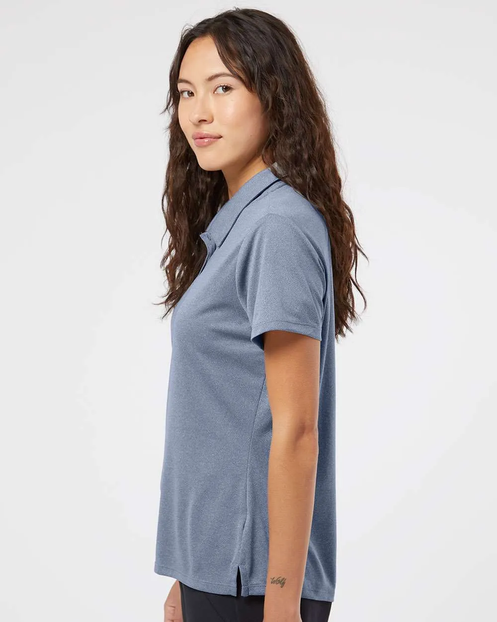 Adidas Ladies Heathered Polo