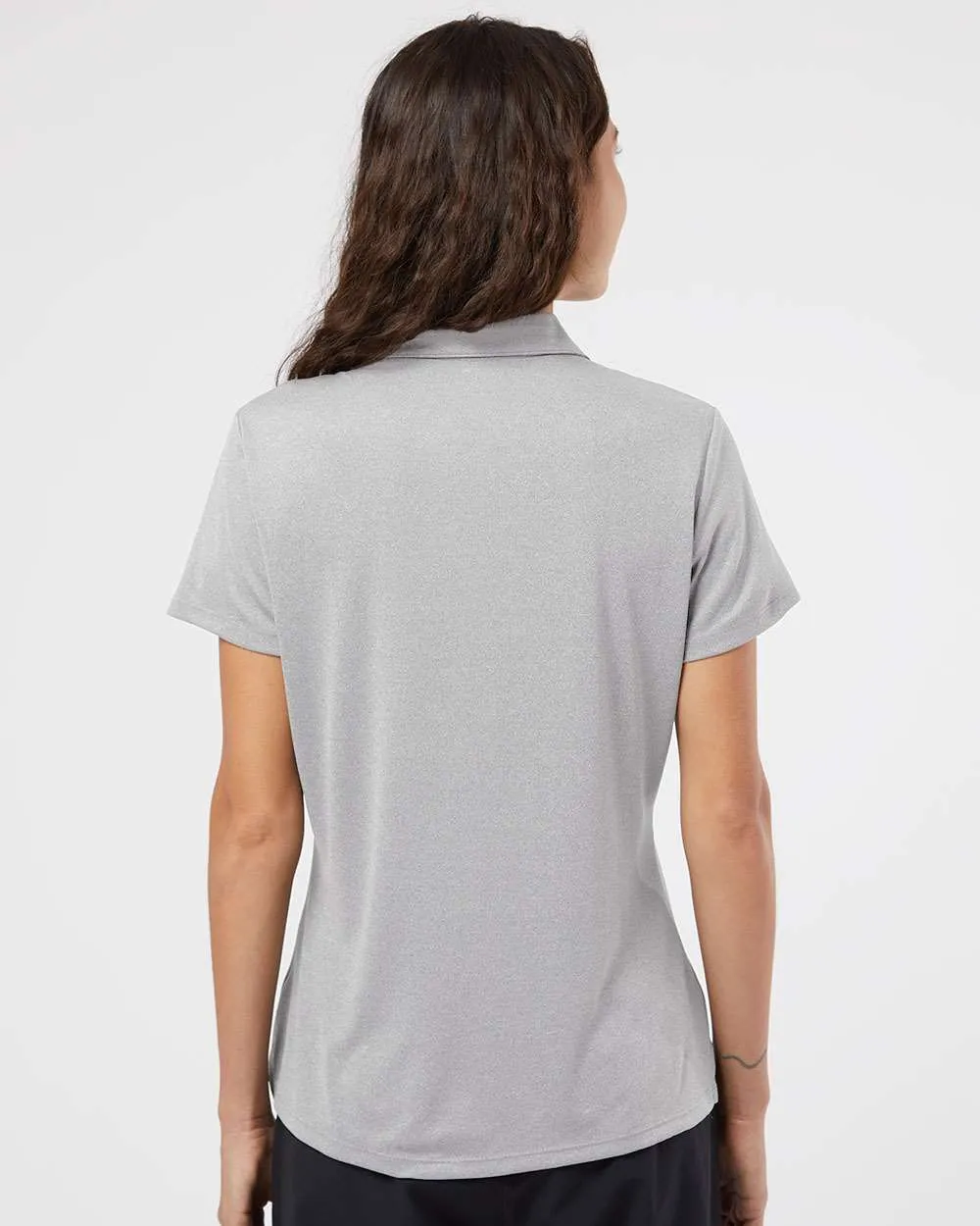 Adidas Ladies Heathered Polo