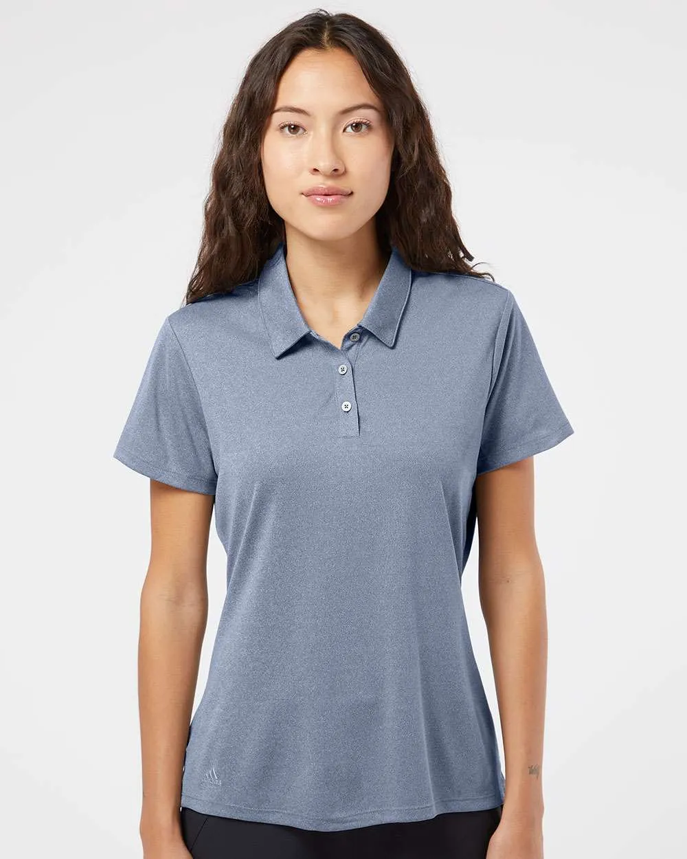 Adidas Ladies Heathered Polo