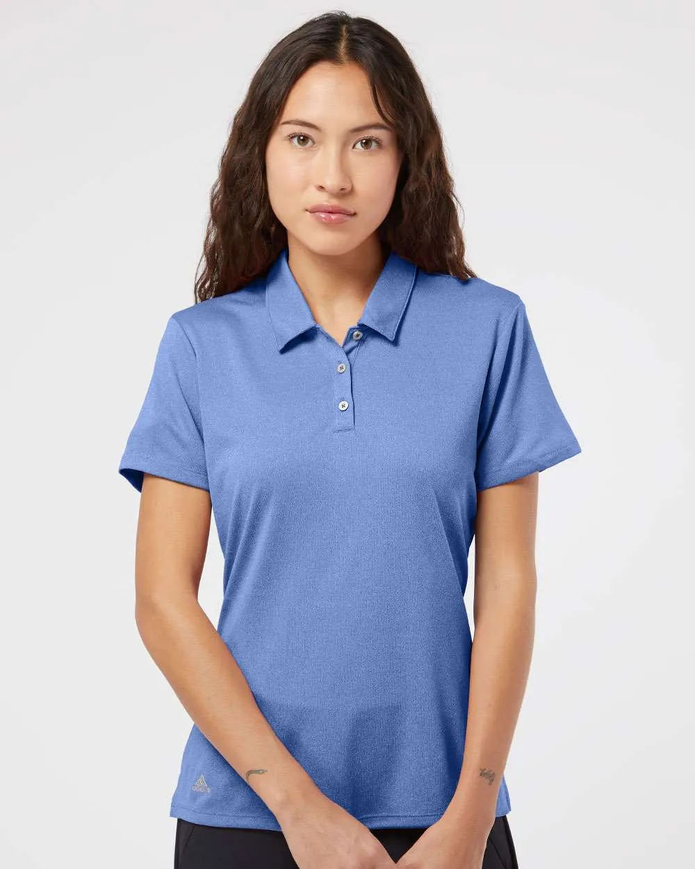 Adidas Ladies Heathered Polo