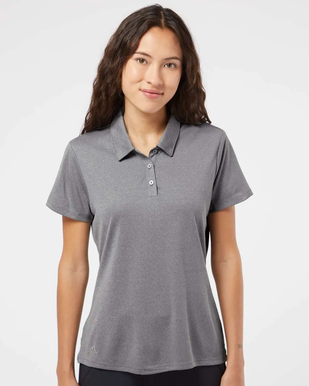 Adidas Ladies Heathered Polo