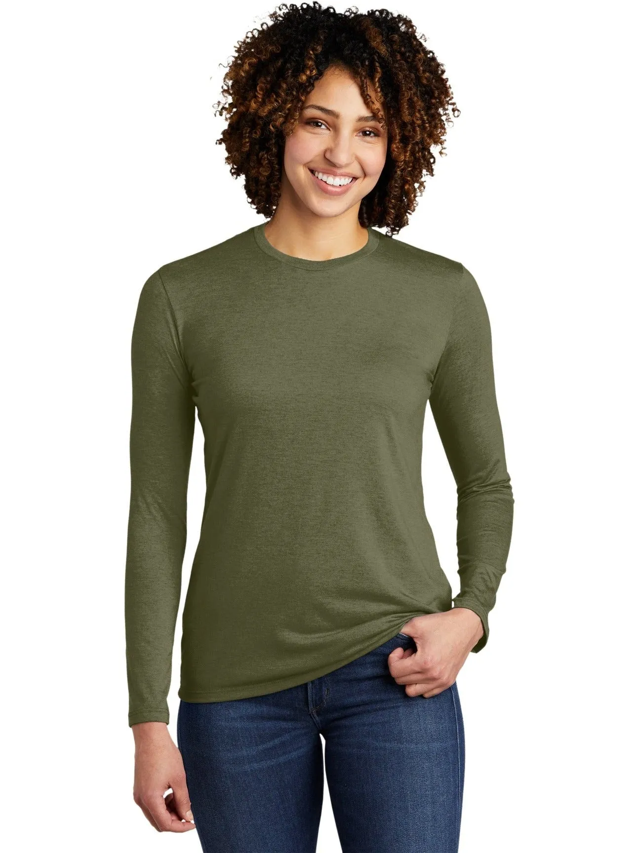 Allmade Ladies Tri-Blend Long Sleeve Tee