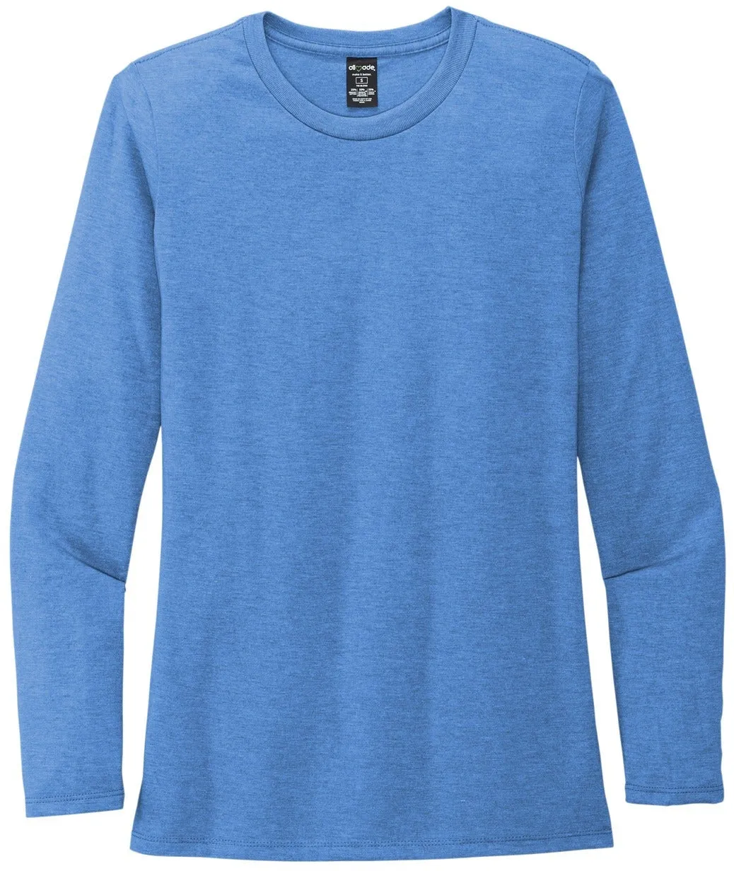 Allmade Ladies Tri-Blend Long Sleeve Tee