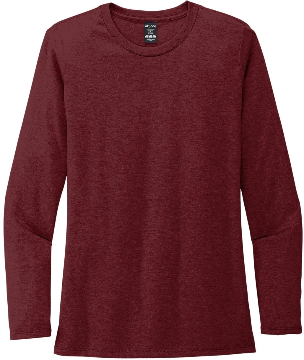 Allmade Ladies Tri-Blend Long Sleeve Tee