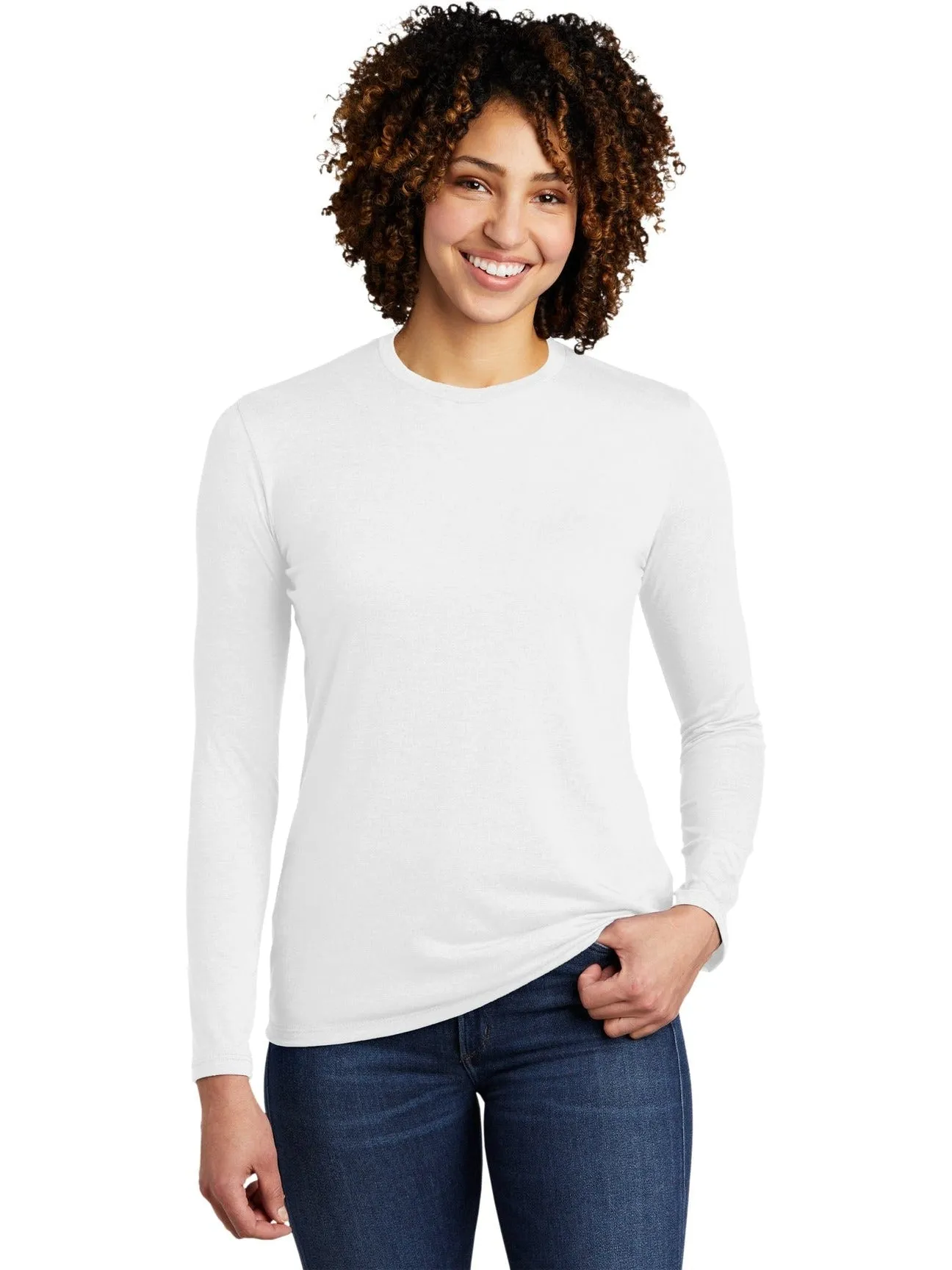 Allmade Ladies Tri-Blend Long Sleeve Tee