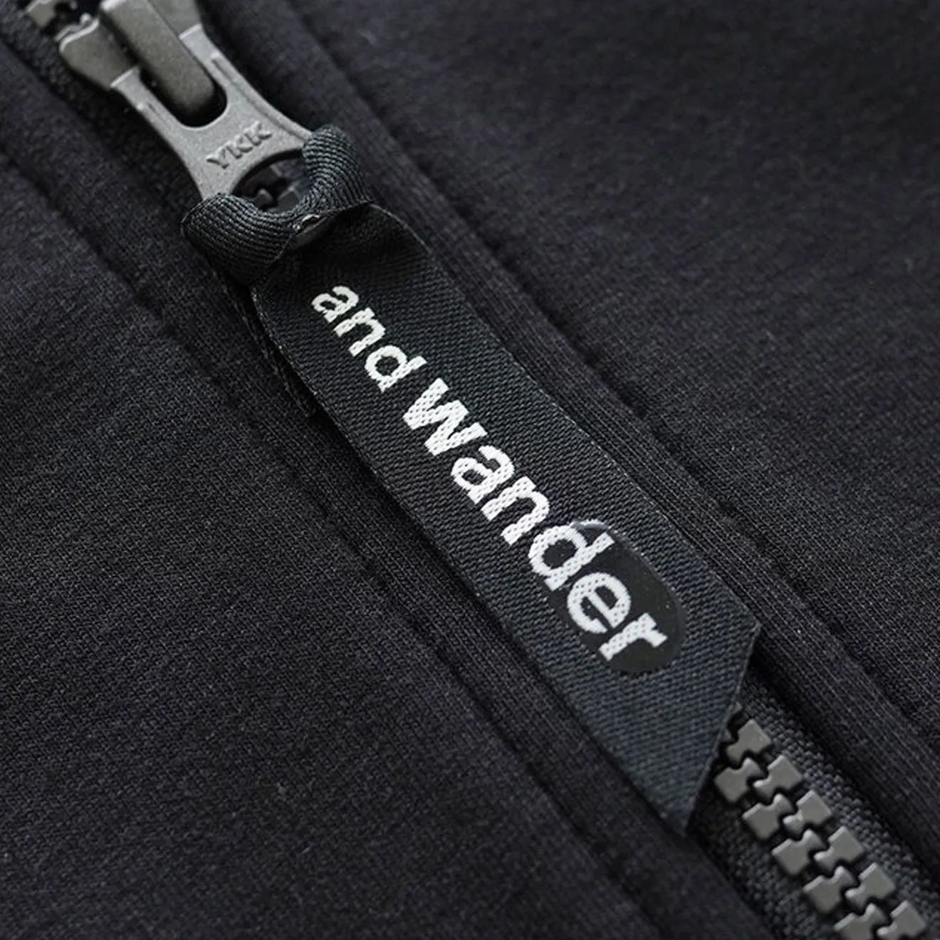 And Wander Airly Warm Full Zip Black