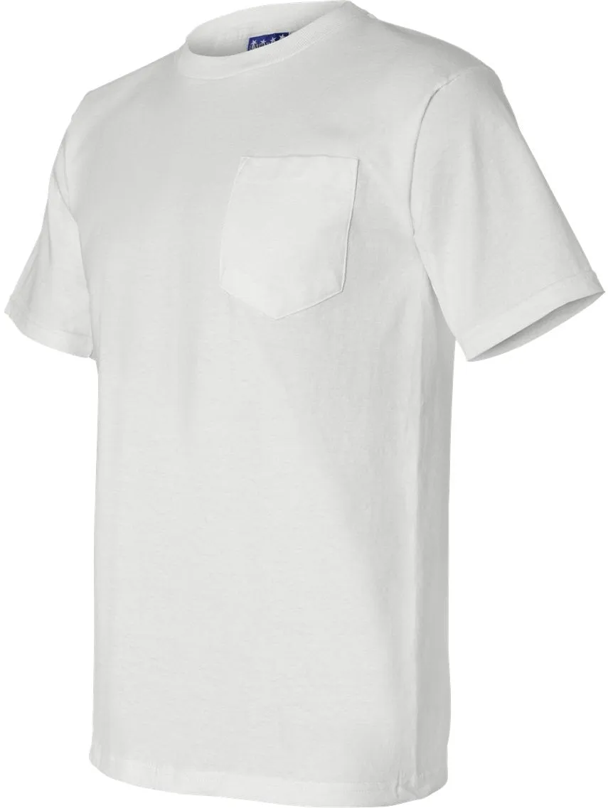 Bayside Union-Made Short Sleeve TShirt with a Pocket