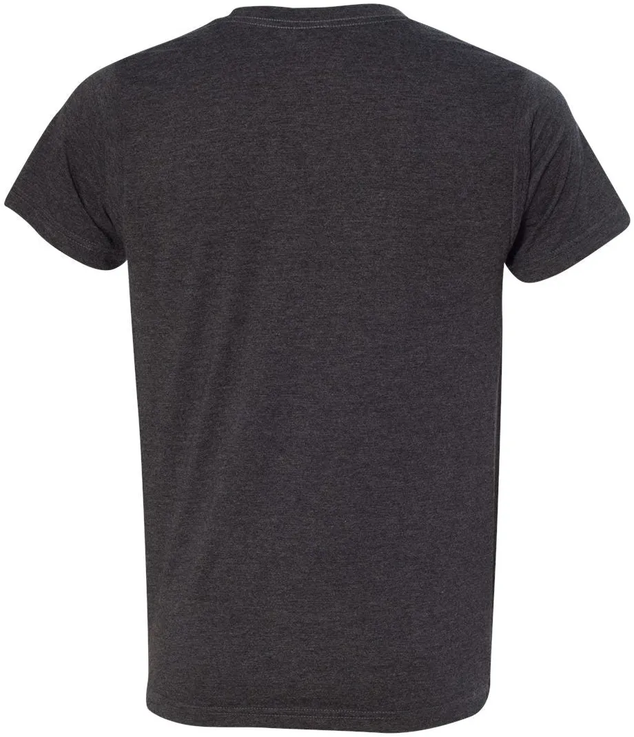 Bayside USA-Made Ringspun 50/50 Heather Unisex TShirt