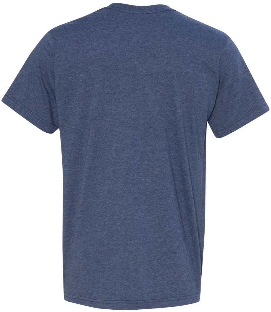 Bayside USA-Made Ringspun 50/50 Heather Unisex TShirt
