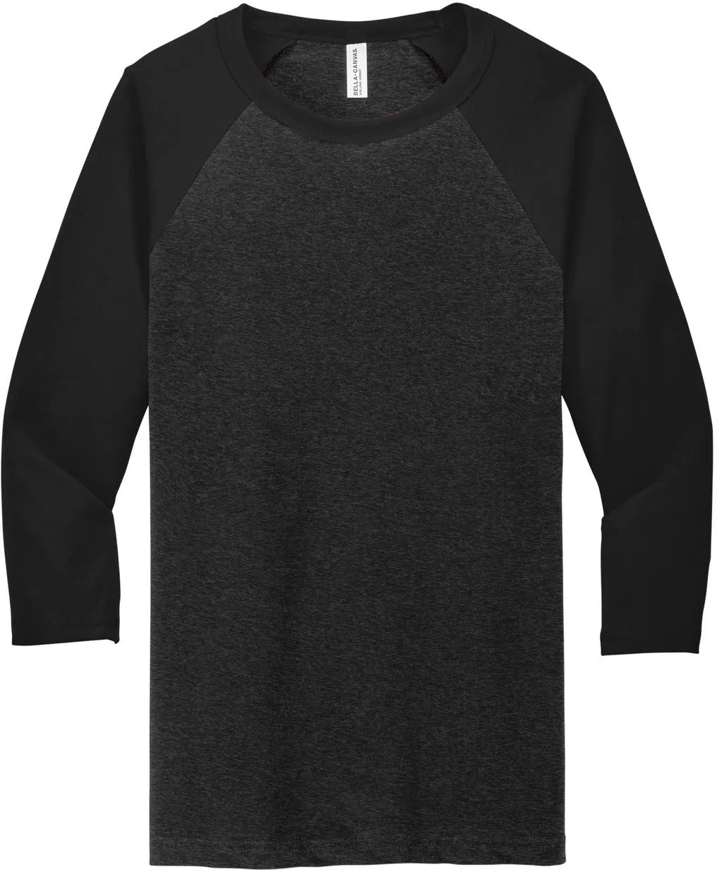 Bella Canvas3/4-Sleeve Baseball Tee