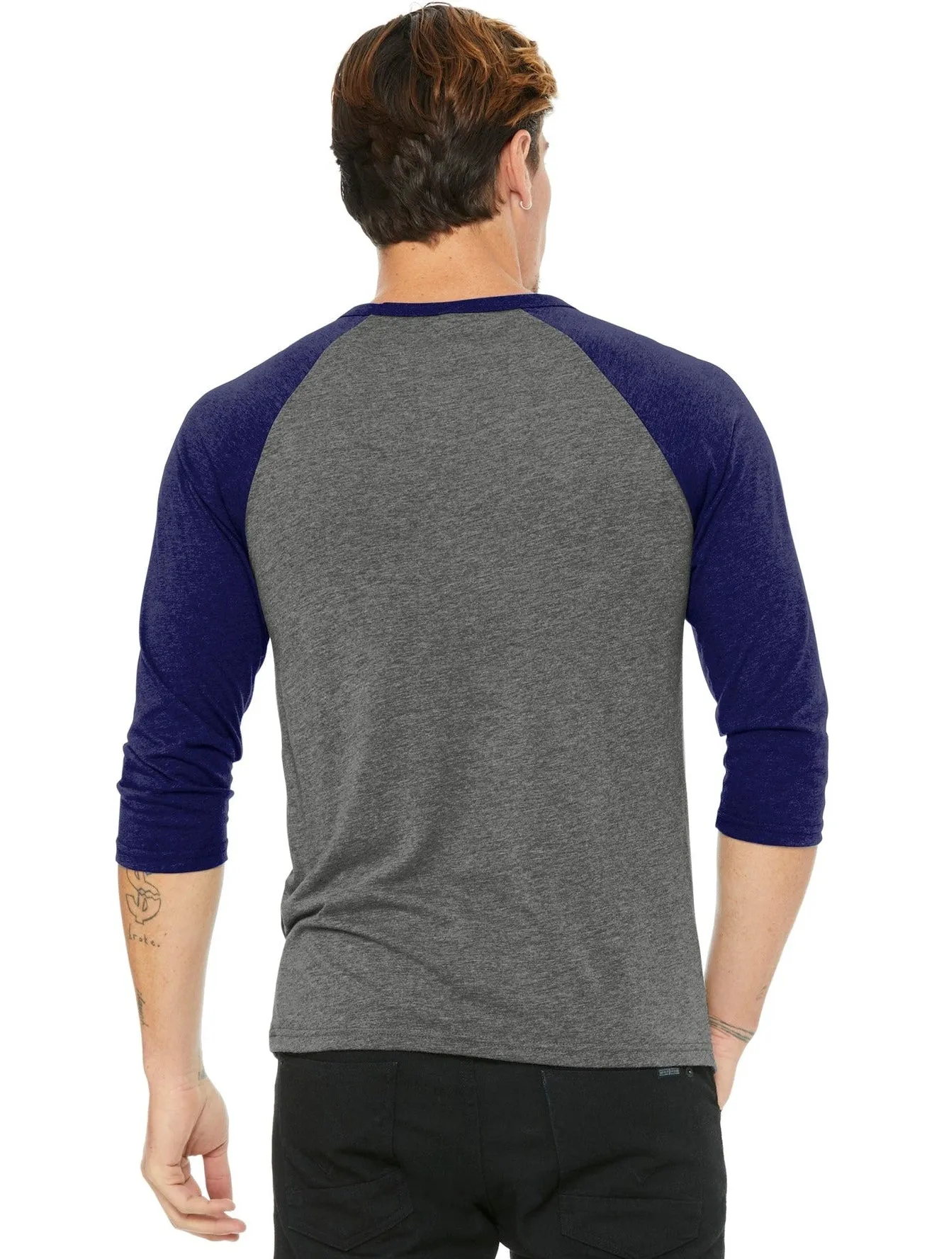 Bella Canvas3/4-Sleeve Baseball Tee