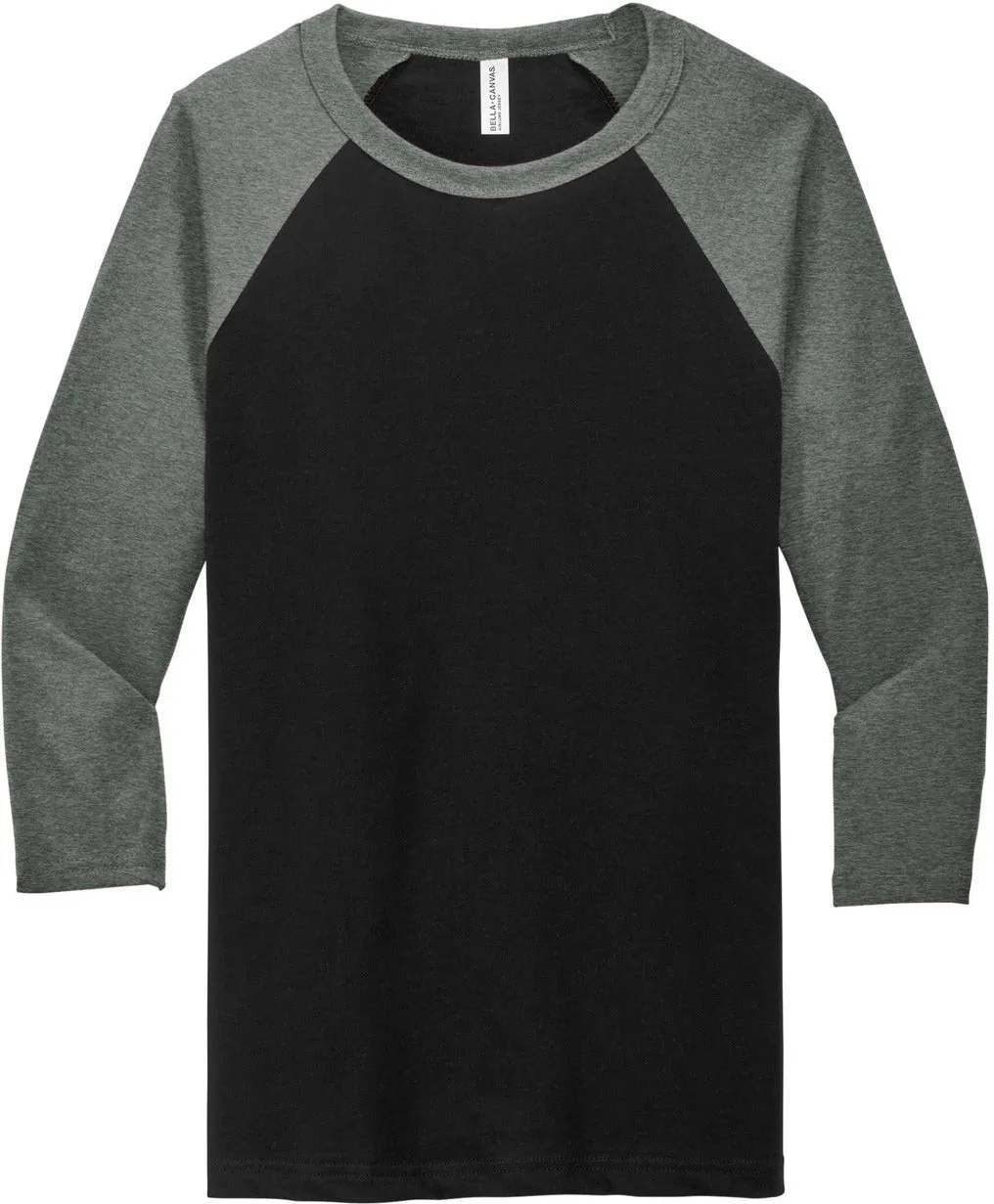 Bella Canvas3/4-Sleeve Baseball Tee