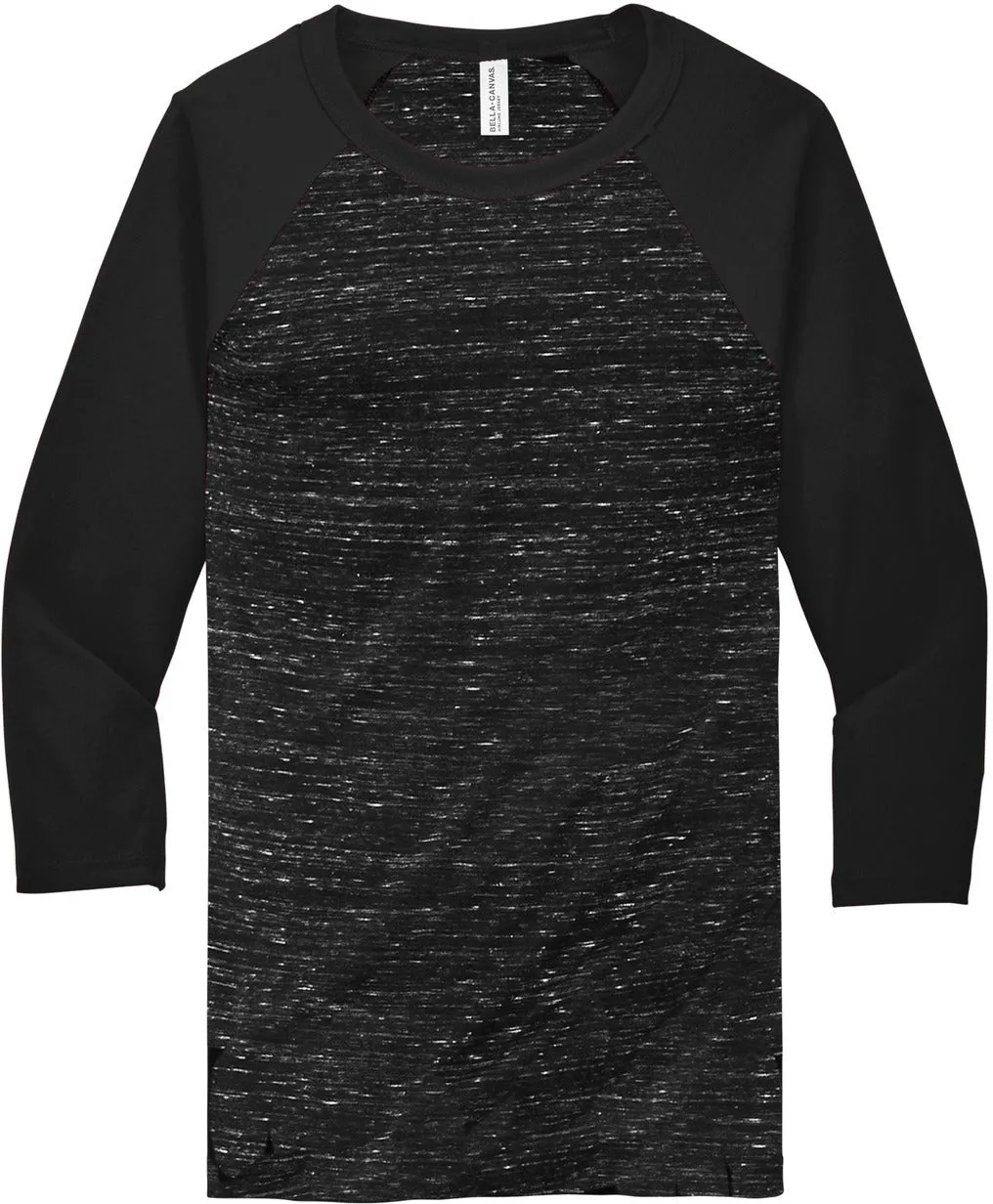 Bella Canvas3/4-Sleeve Baseball Tee