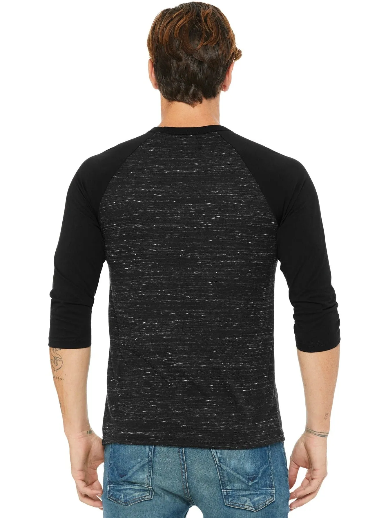 Bella Canvas3/4-Sleeve Baseball Tee