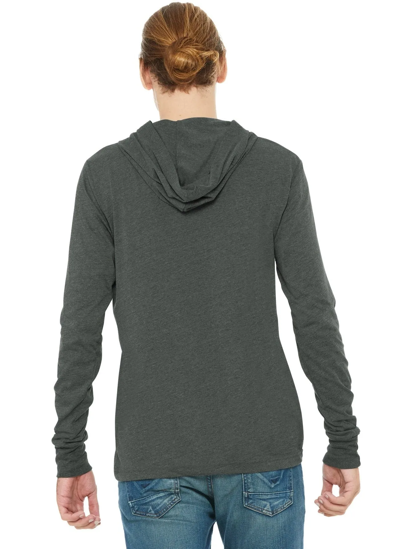 Bella CanvasJersey Long Sleeve Hoodie