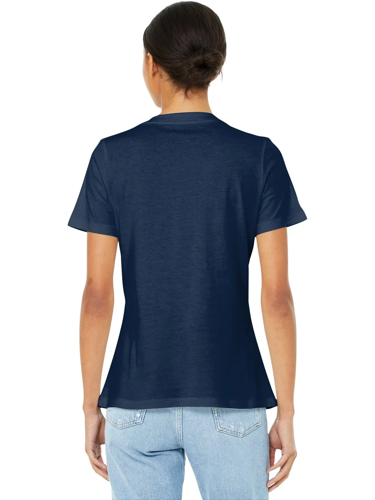 Bella CanvasLadies Relaxed Jersey Short Sleeve V-Neck Tee