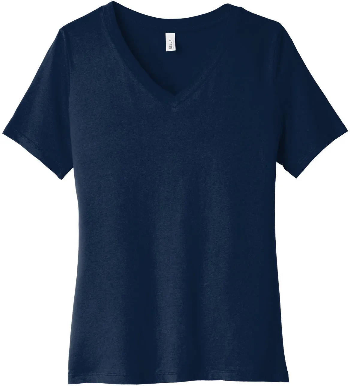 Bella CanvasLadies Relaxed Jersey Short Sleeve V-Neck Tee