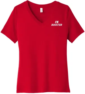 Bella CanvasLadies Relaxed Jersey Short Sleeve V-Neck Tee