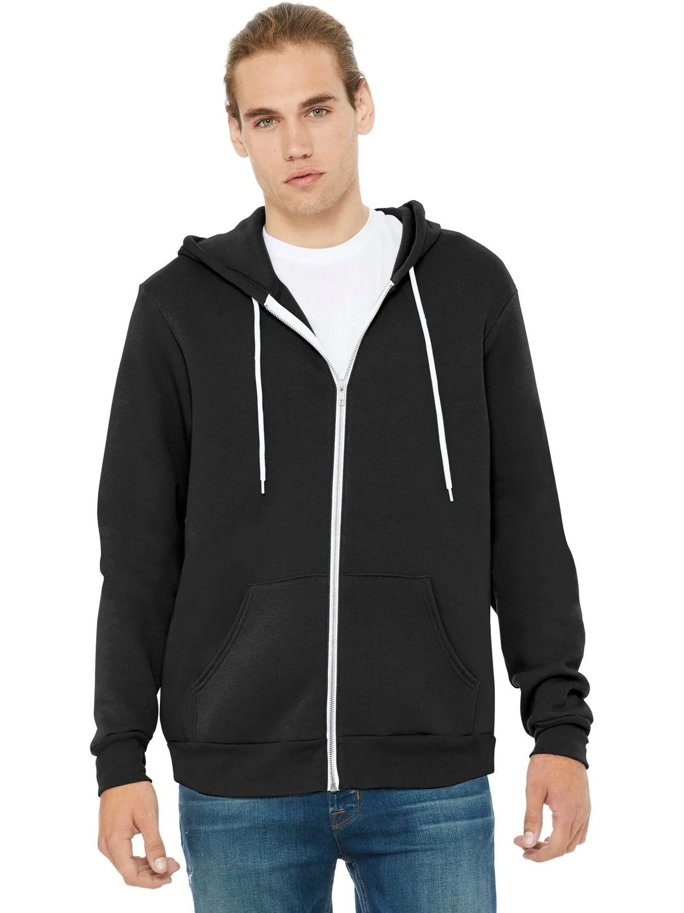 Bella CanvasSponge Fleece Full-Zip Hoodie