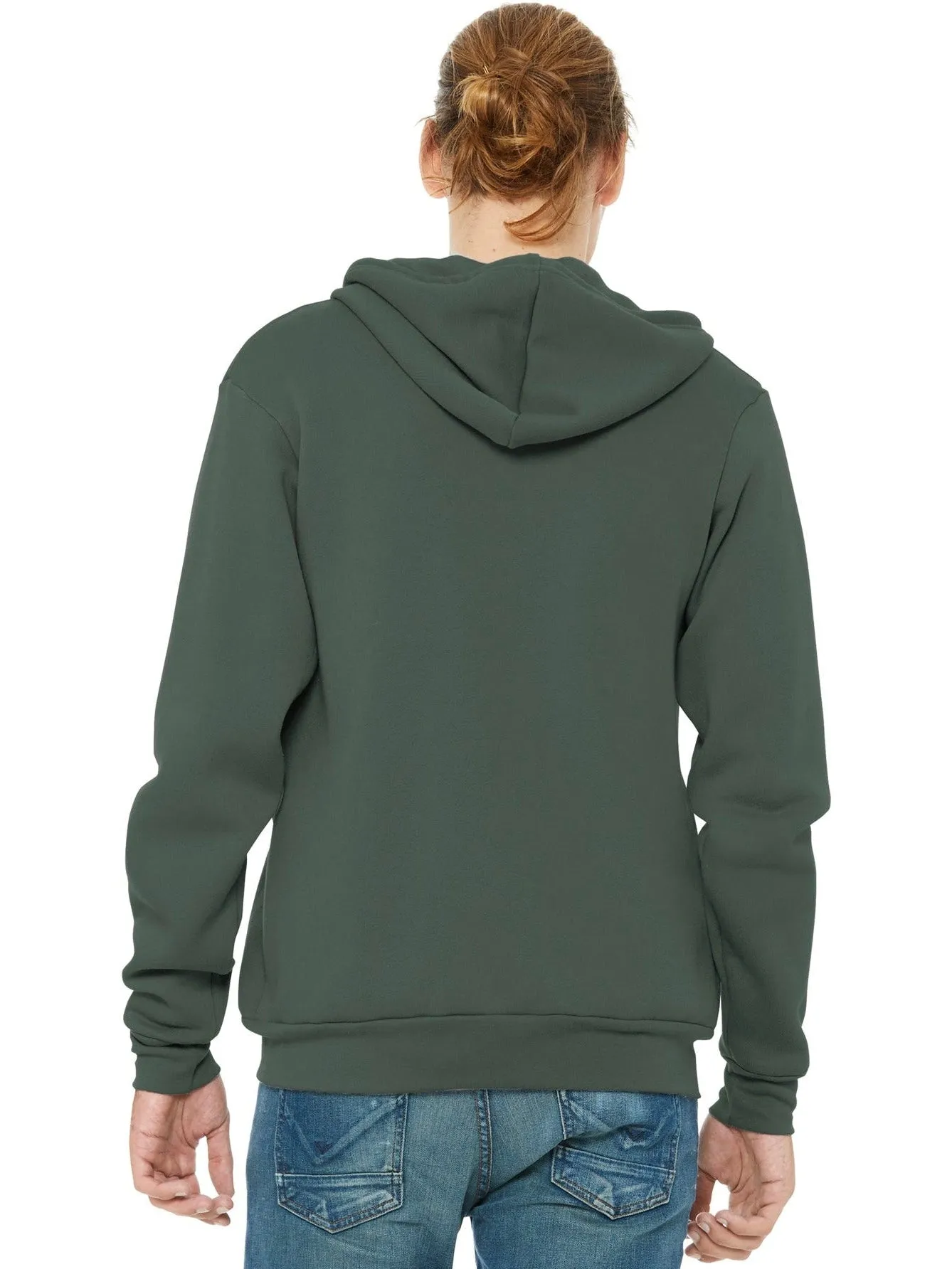 Bella CanvasSponge Fleece Full-Zip Hoodie