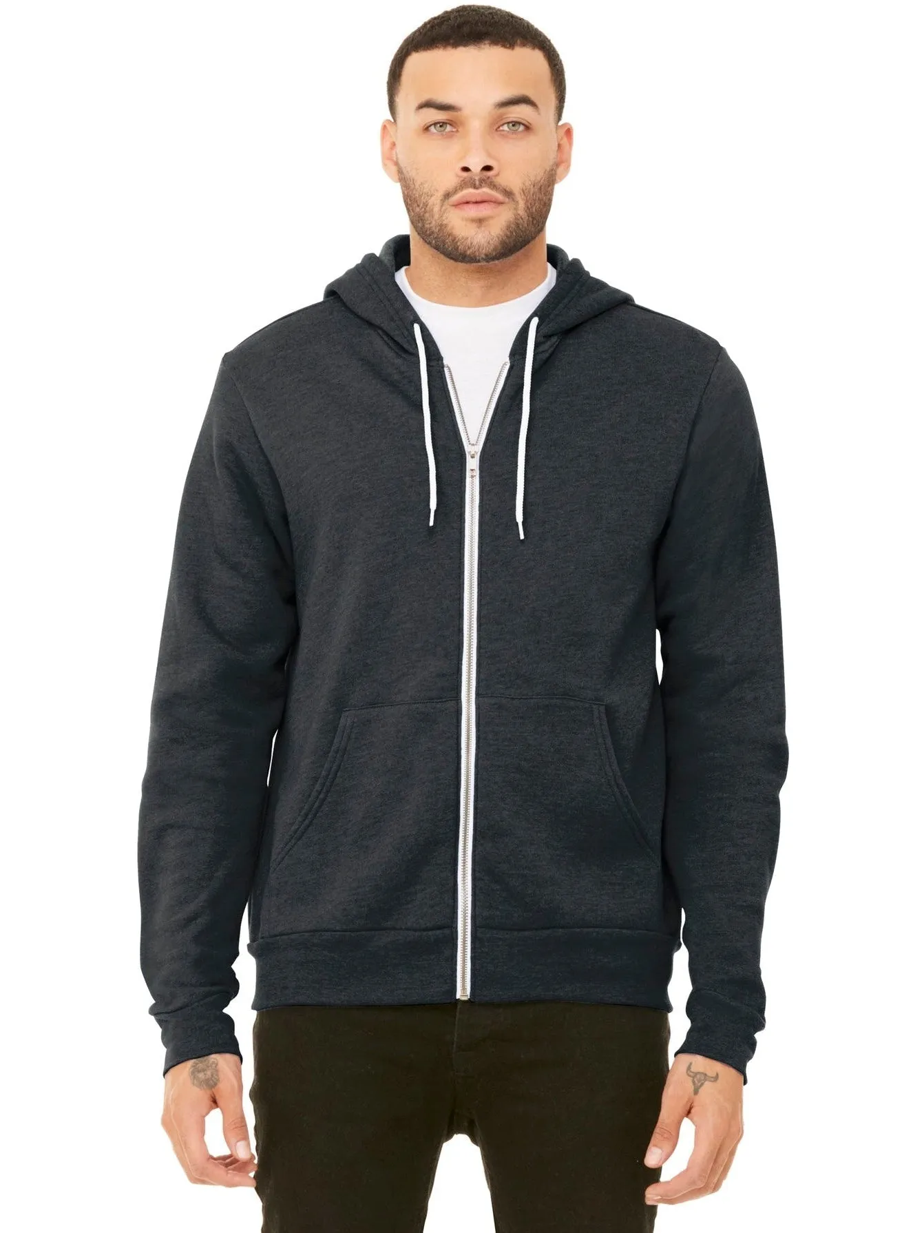 Bella CanvasSponge Fleece Full-Zip Hoodie