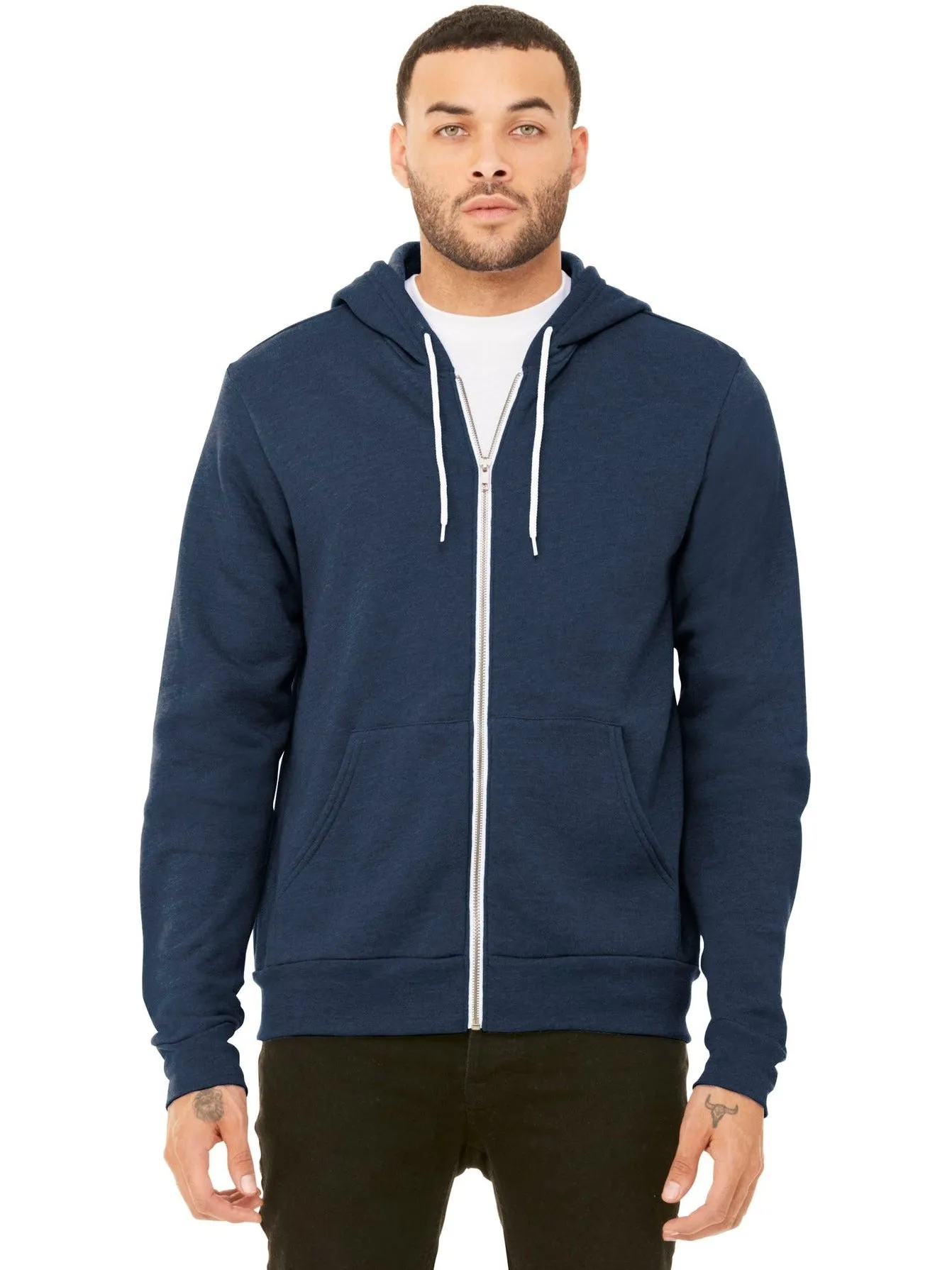 Bella CanvasSponge Fleece Full-Zip Hoodie