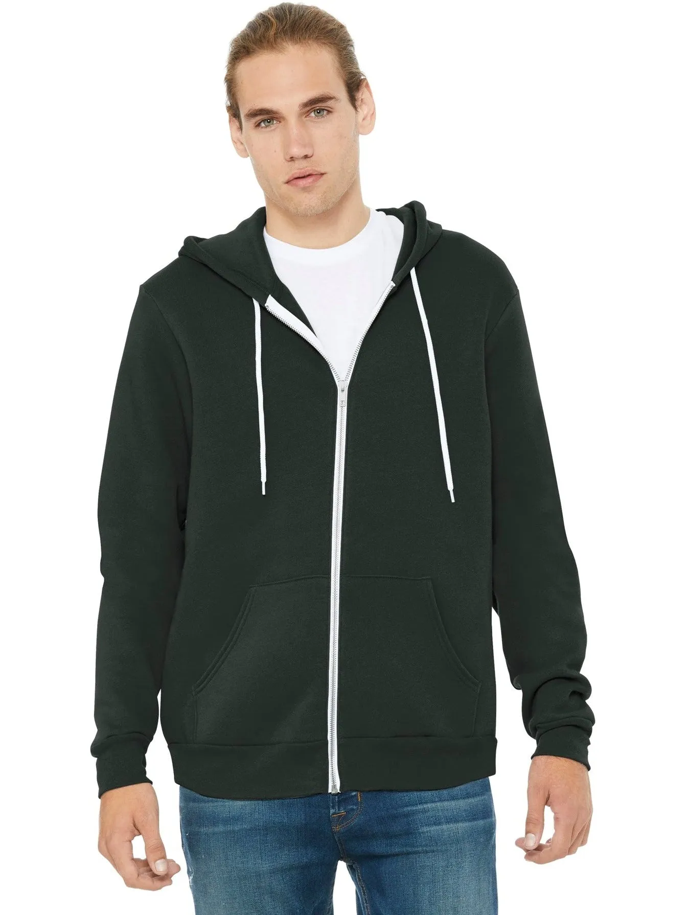 Bella CanvasSponge Fleece Full-Zip Hoodie