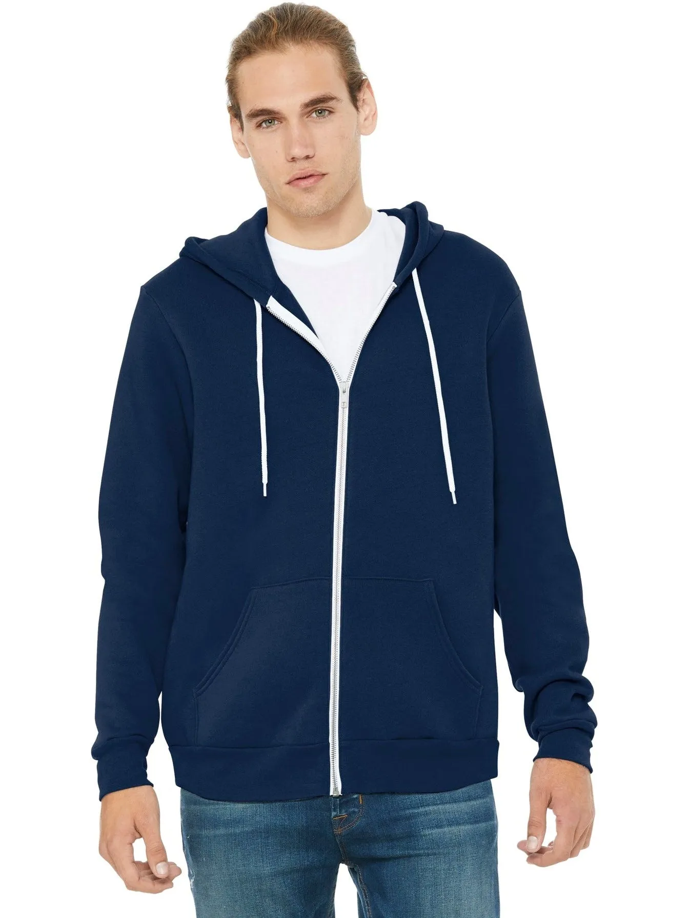 Bella CanvasSponge Fleece Full-Zip Hoodie