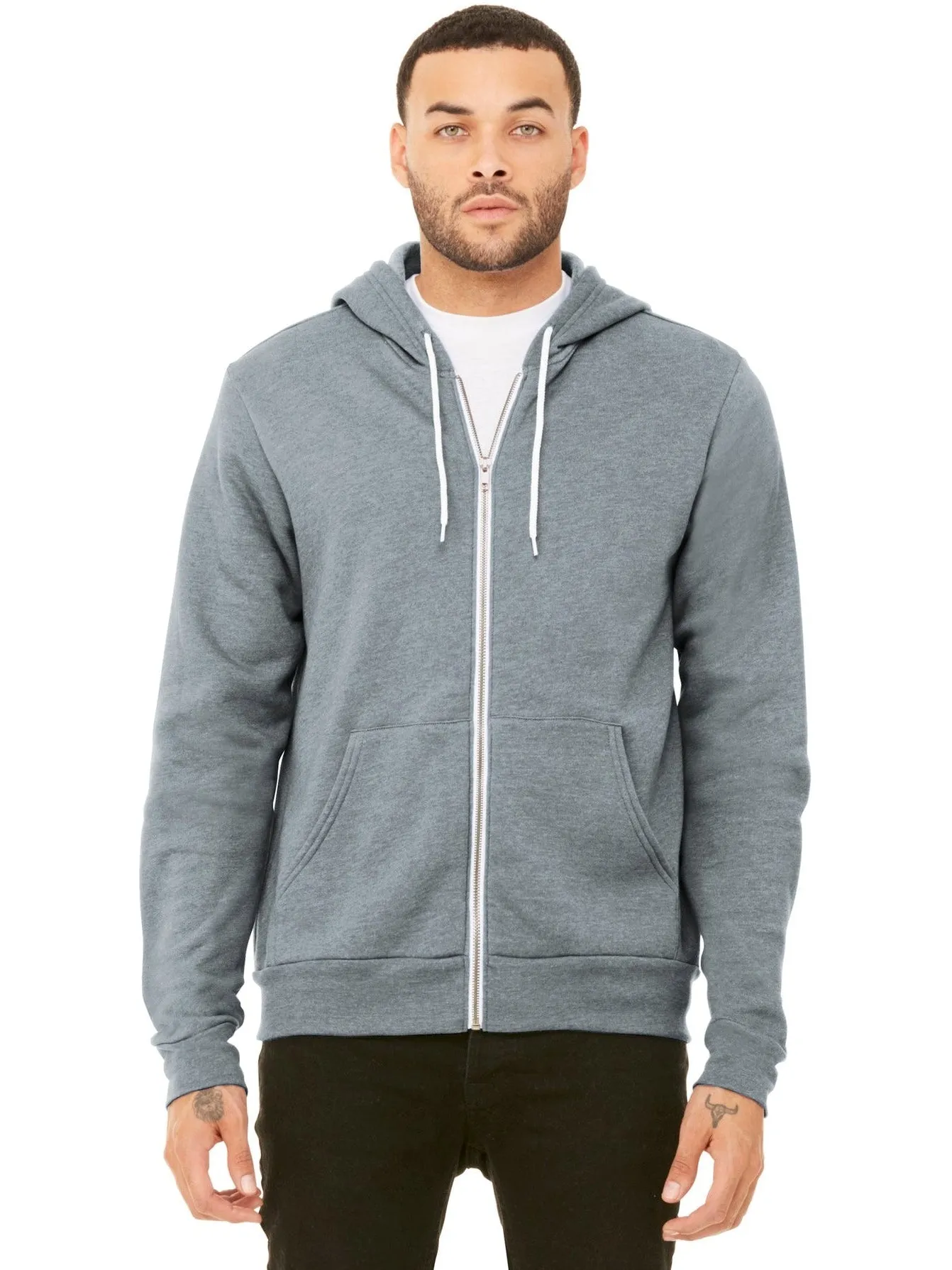 Bella CanvasSponge Fleece Full-Zip Hoodie