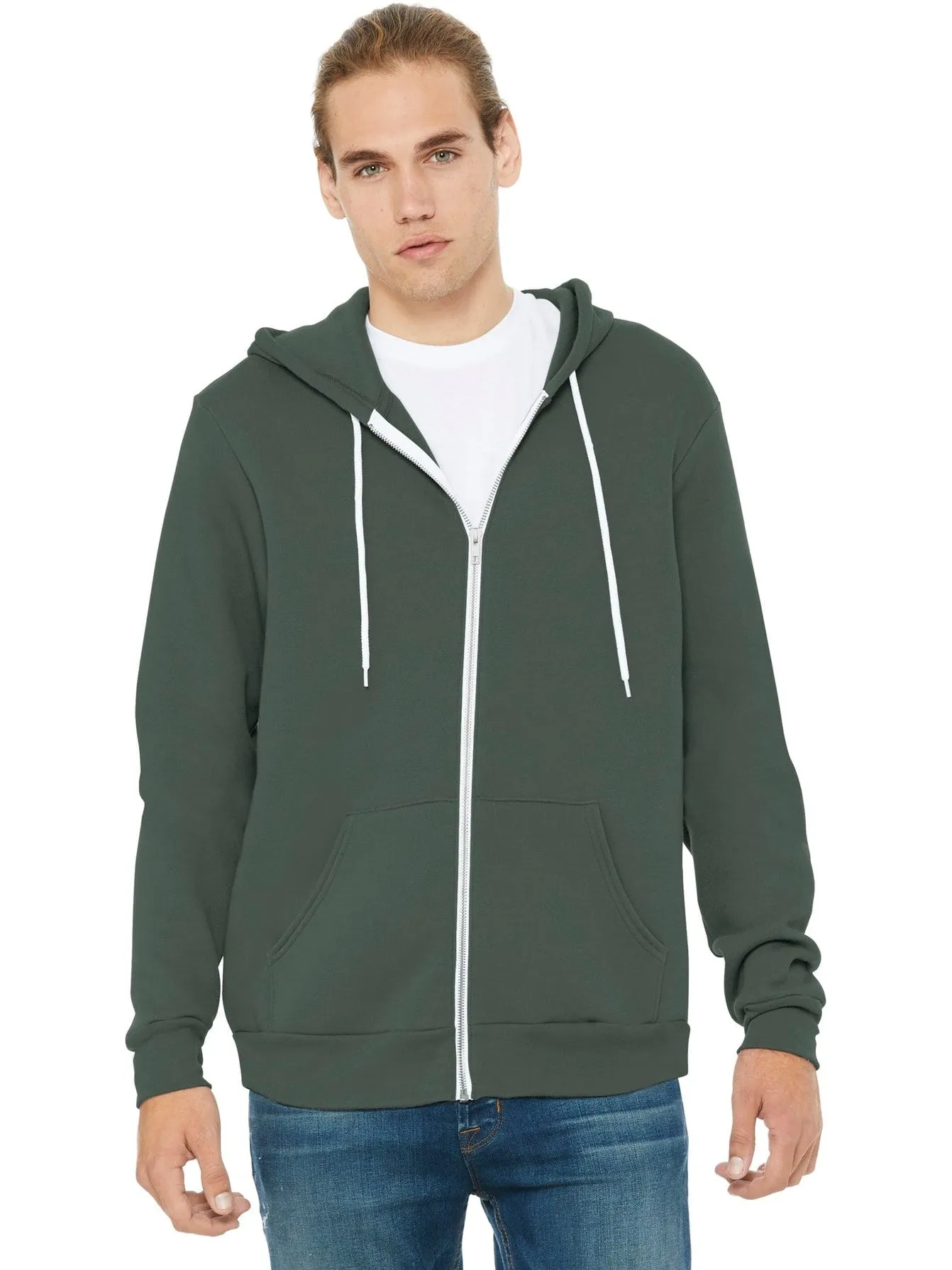 Bella CanvasSponge Fleece Full-Zip Hoodie