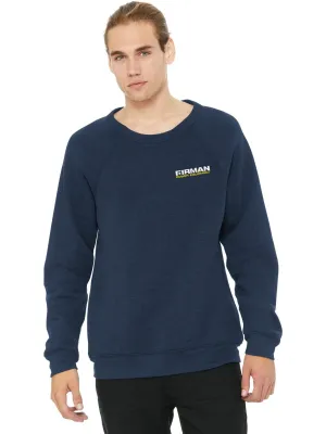 Bella CanvasSponge Fleece Raglan Sweatshirt