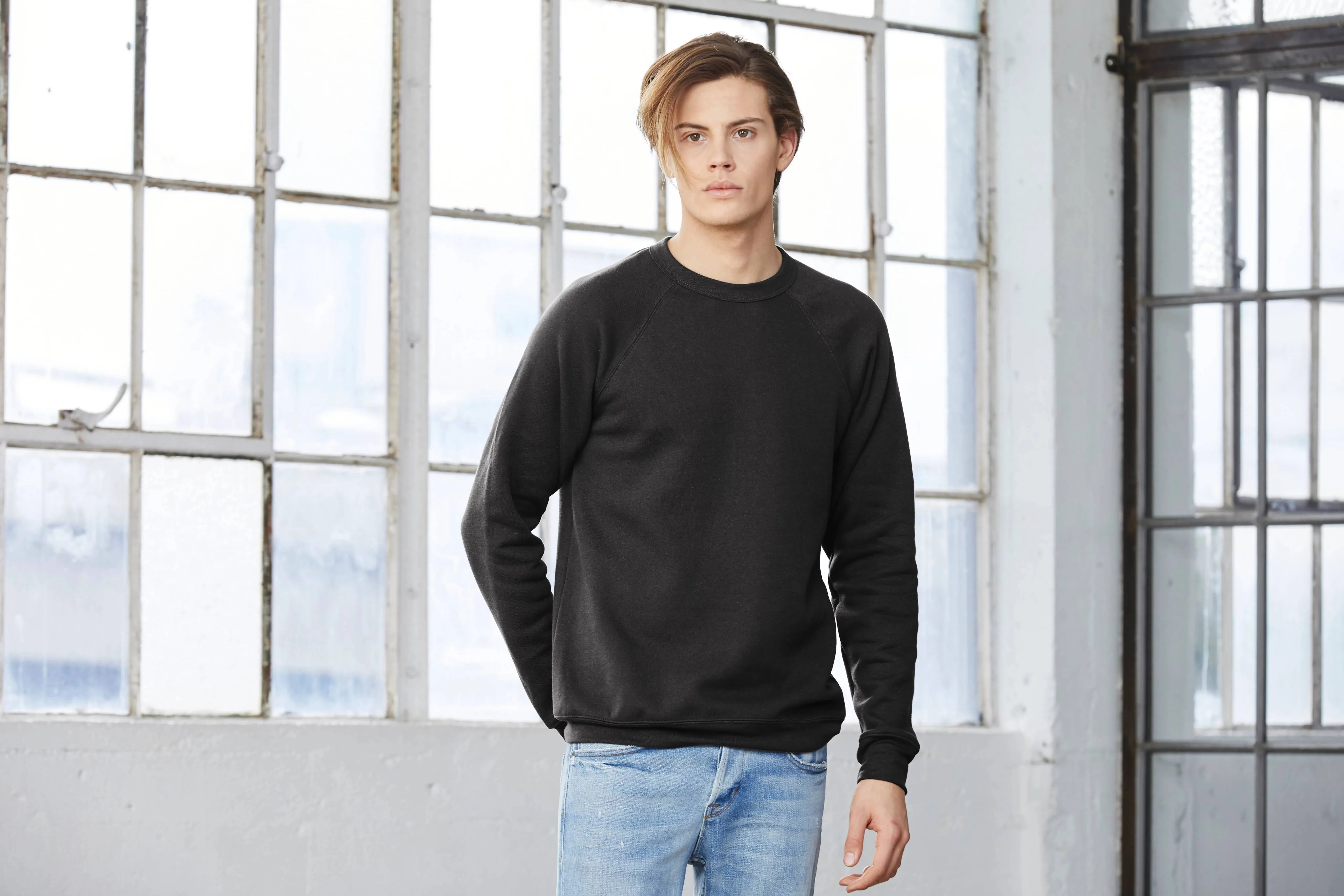 Bella CanvasSponge Fleece Raglan Sweatshirt
