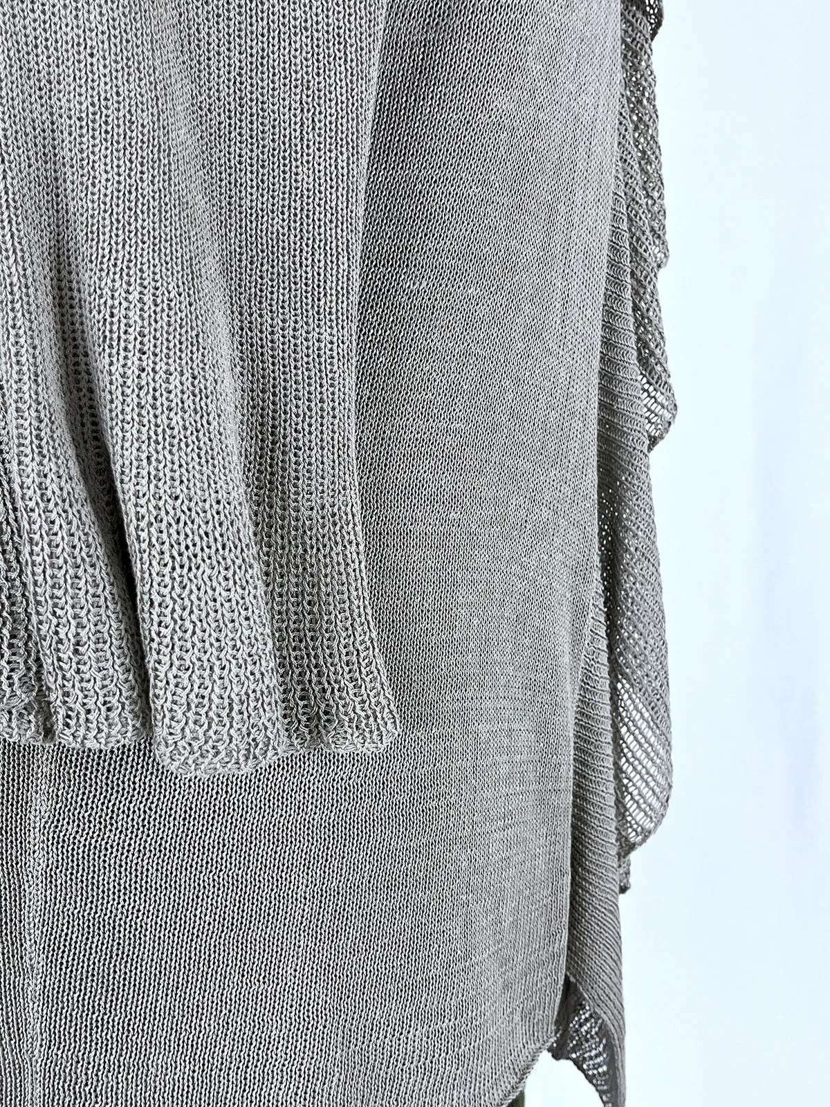 Beyond Threads Size 2X (18/20 ) Light Gray Cardigan NWT