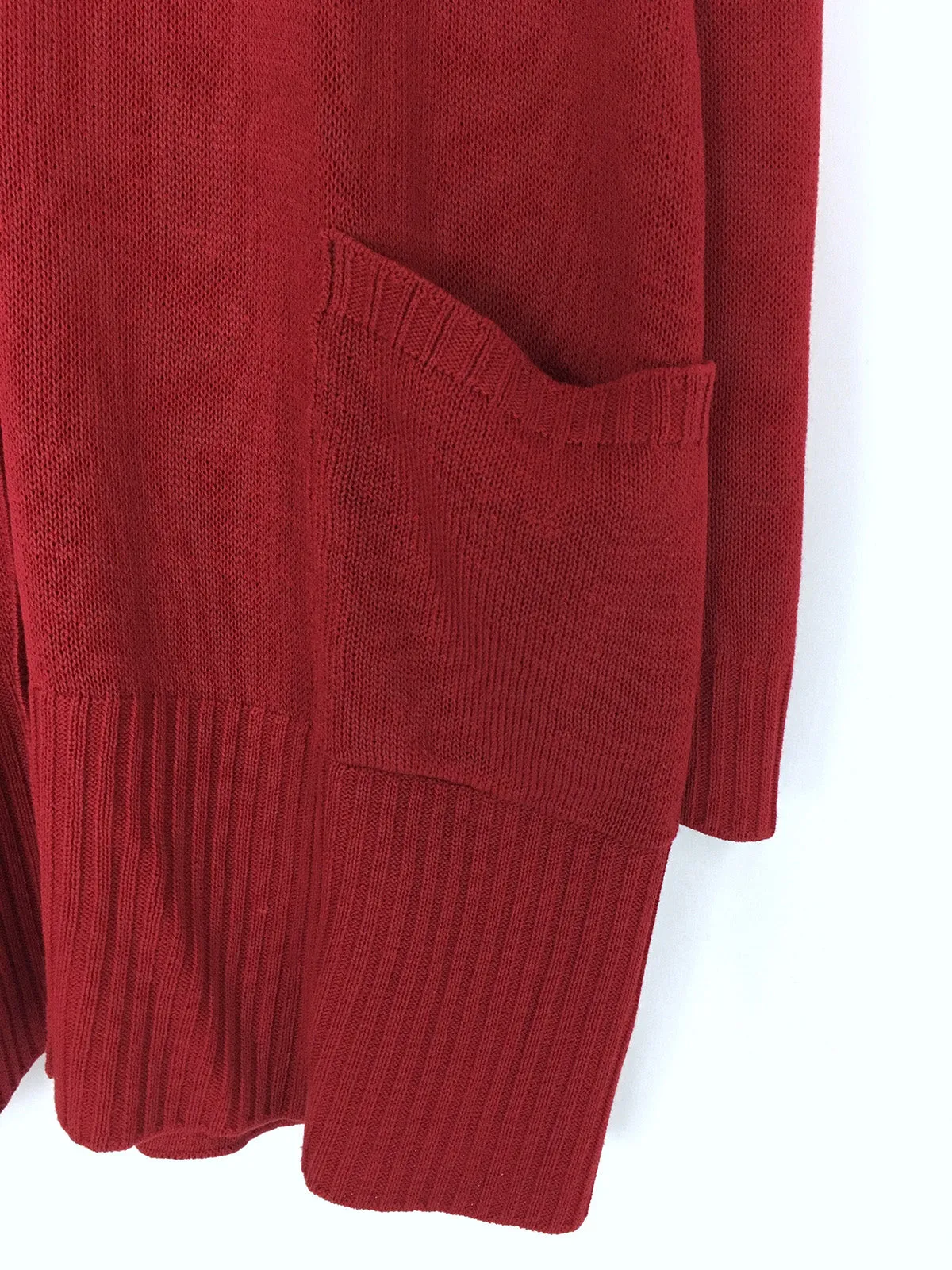 Beyond Threads Size XL (16) Red Knit Sweater NWT