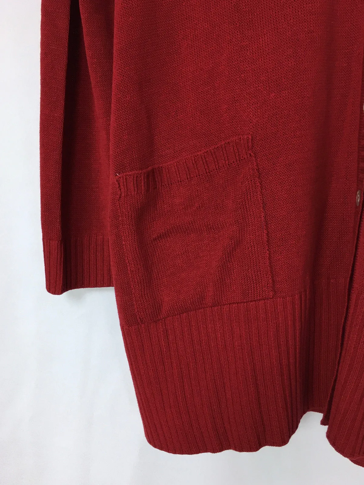 Beyond Threads Size XL (16) Red Knit Sweater NWT