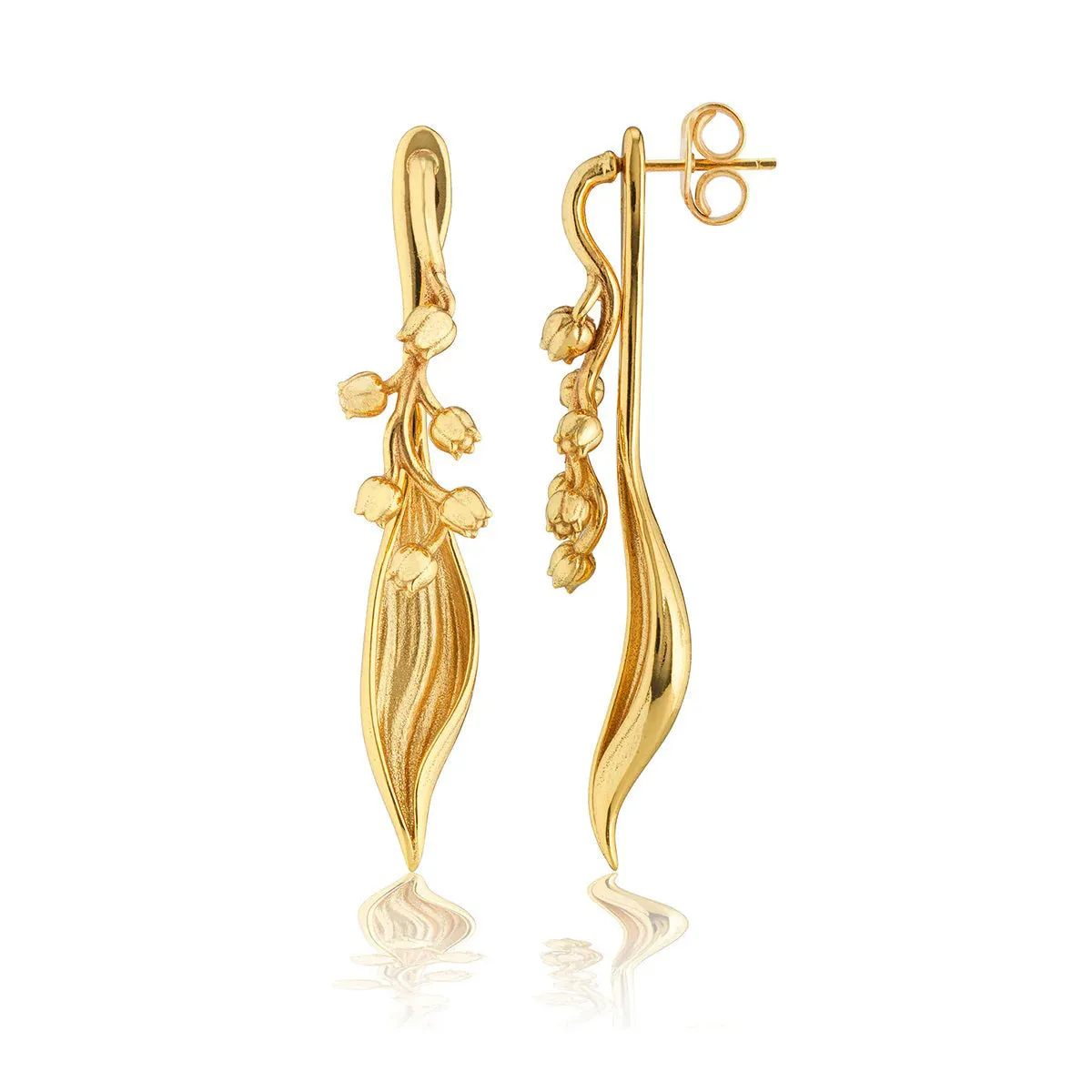 CAPUCINE DE WULF - MEADOW LILY OF THE VALLEY CONVERTIBLE EARRING
