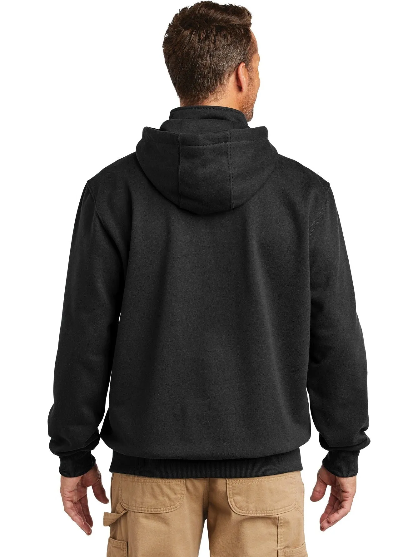 Carhartt Rain Defender Paxton Heavyweight Hooded Zip Mock Sweatshirt