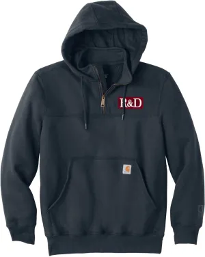 Carhartt Rain Defender Paxton Heavyweight Hooded Zip Mock Sweatshirt