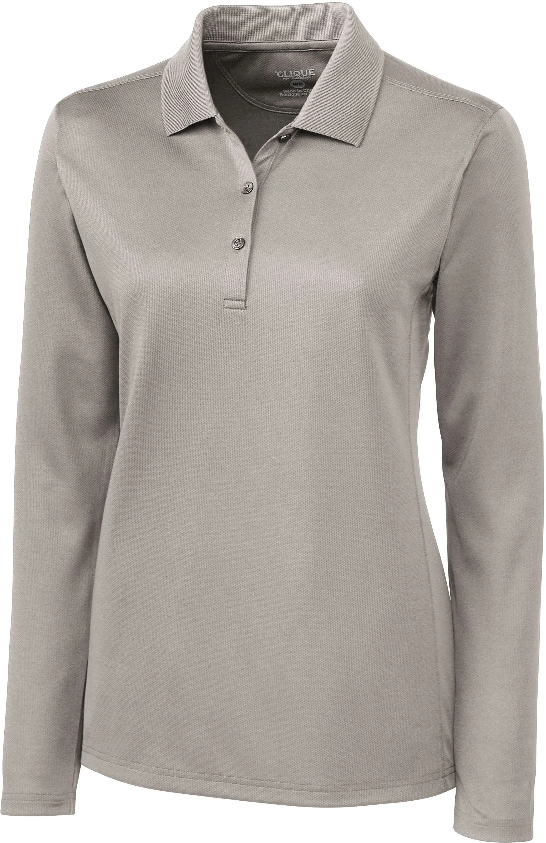 Clique Ladies Long Sleeve Ice Lady Pique Polo