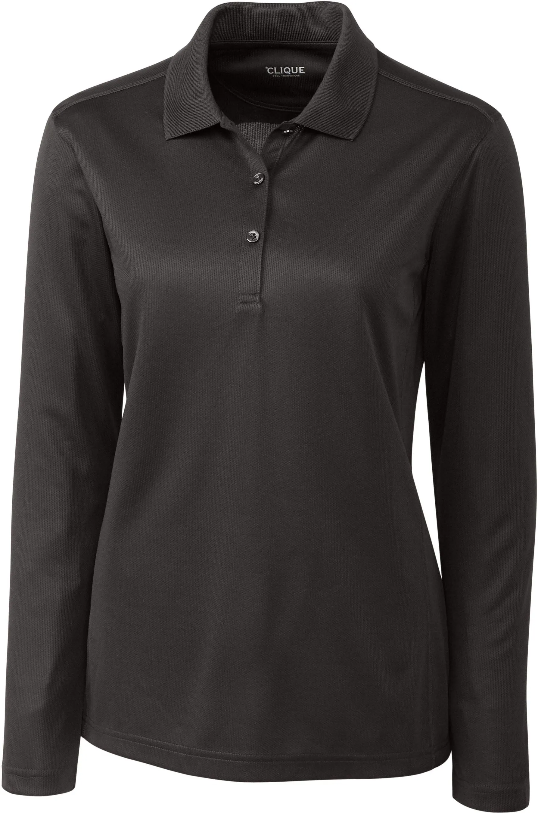 Clique Ladies Long Sleeve Ice Lady Pique Polo